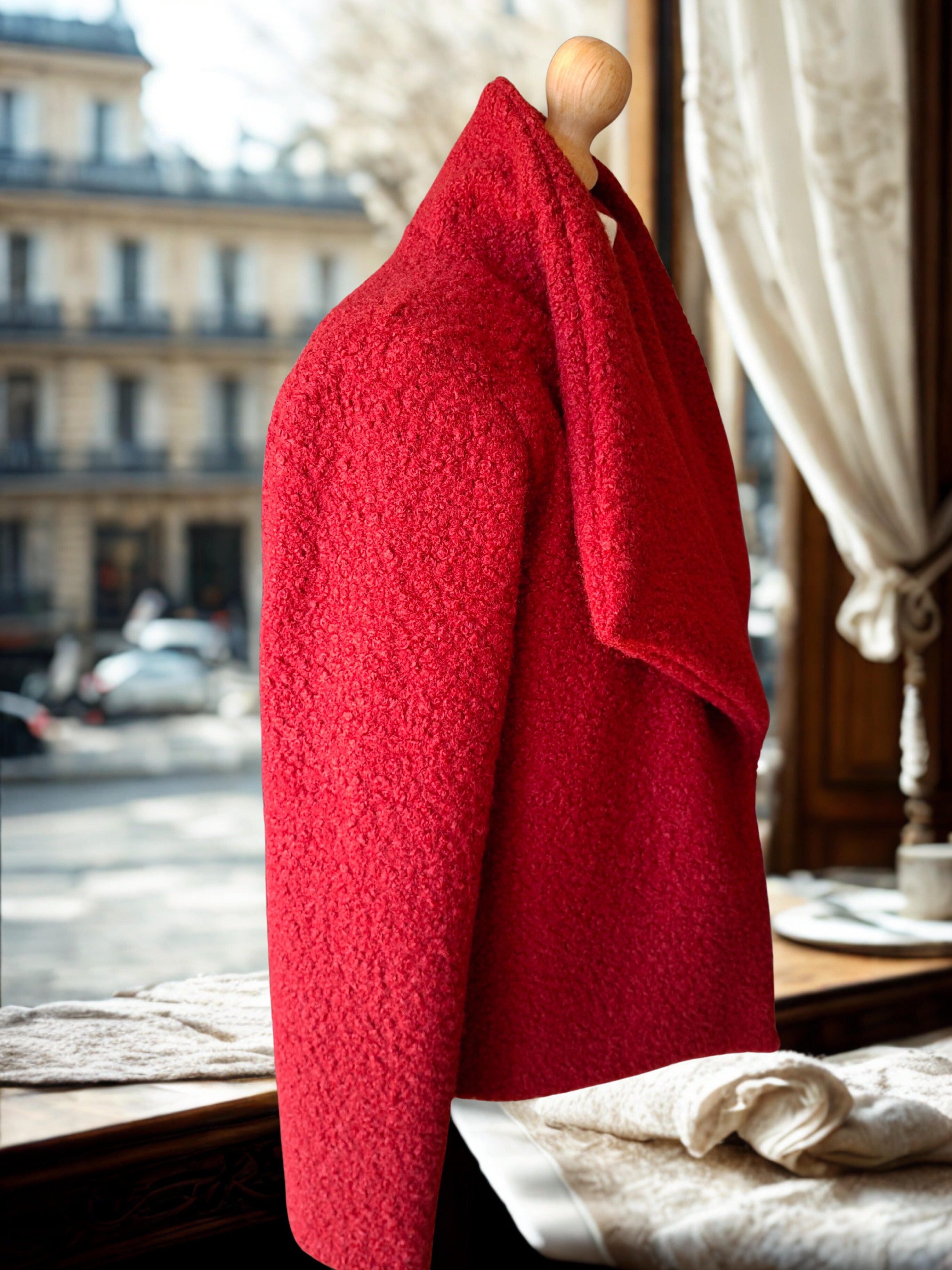 Veste en lainage bouclette Lady Marthe