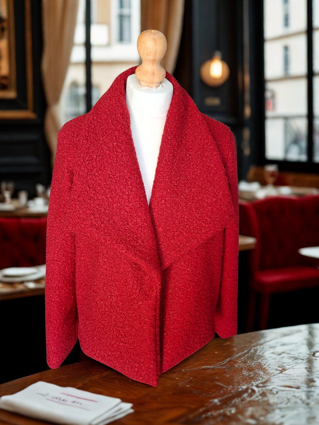 Veste en lainage bouclette Lady Marthe