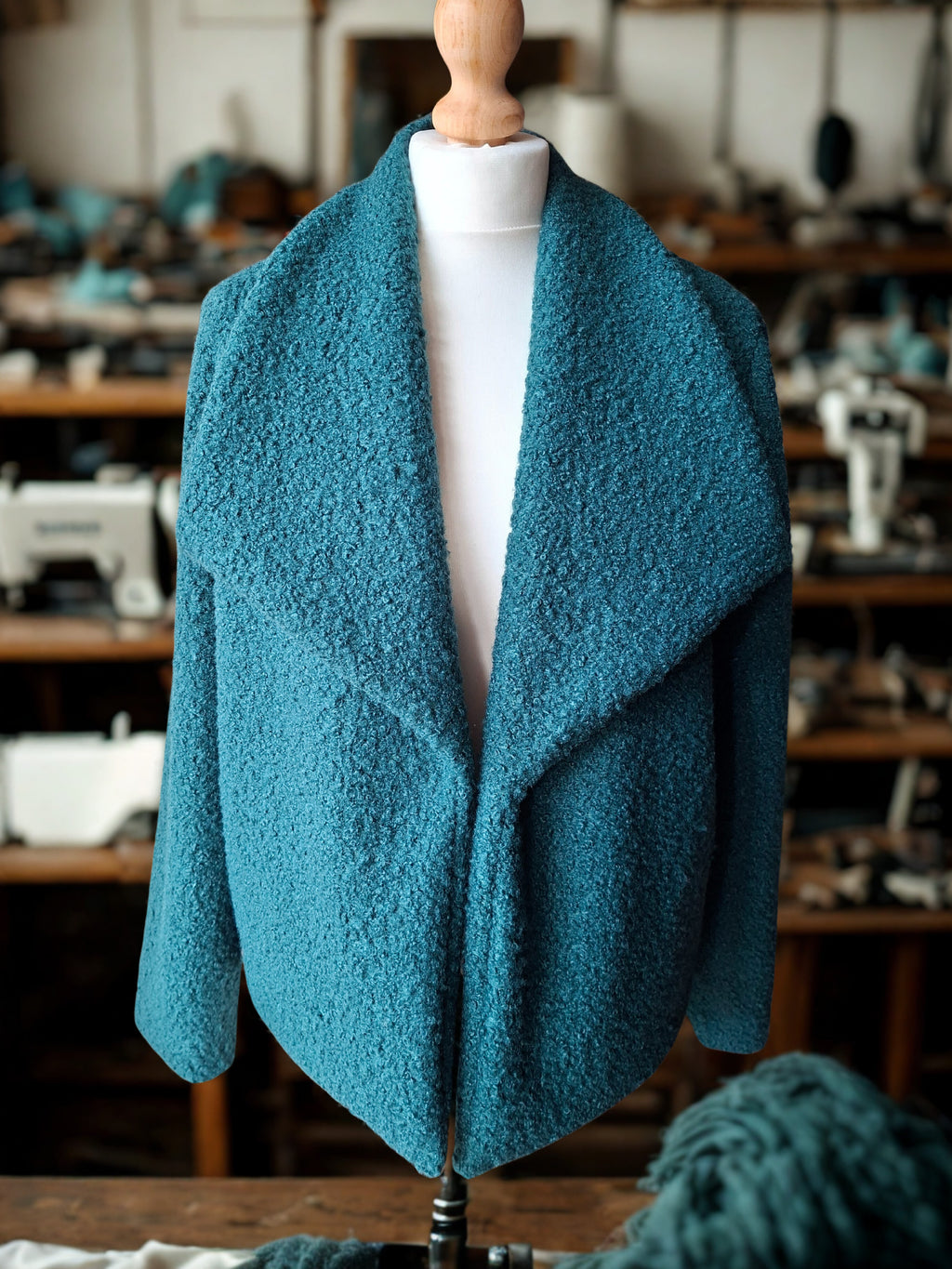 Veste en lainage bouclette Lady Cathy