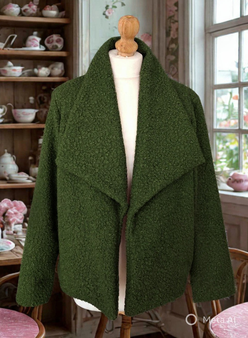 Veste en lainage bouclette Lady Laure