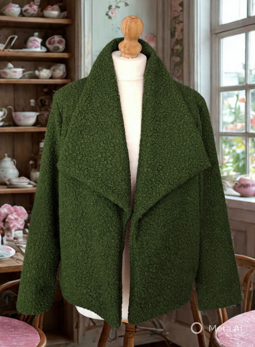 Veste en lainage bouclette Lady Laure