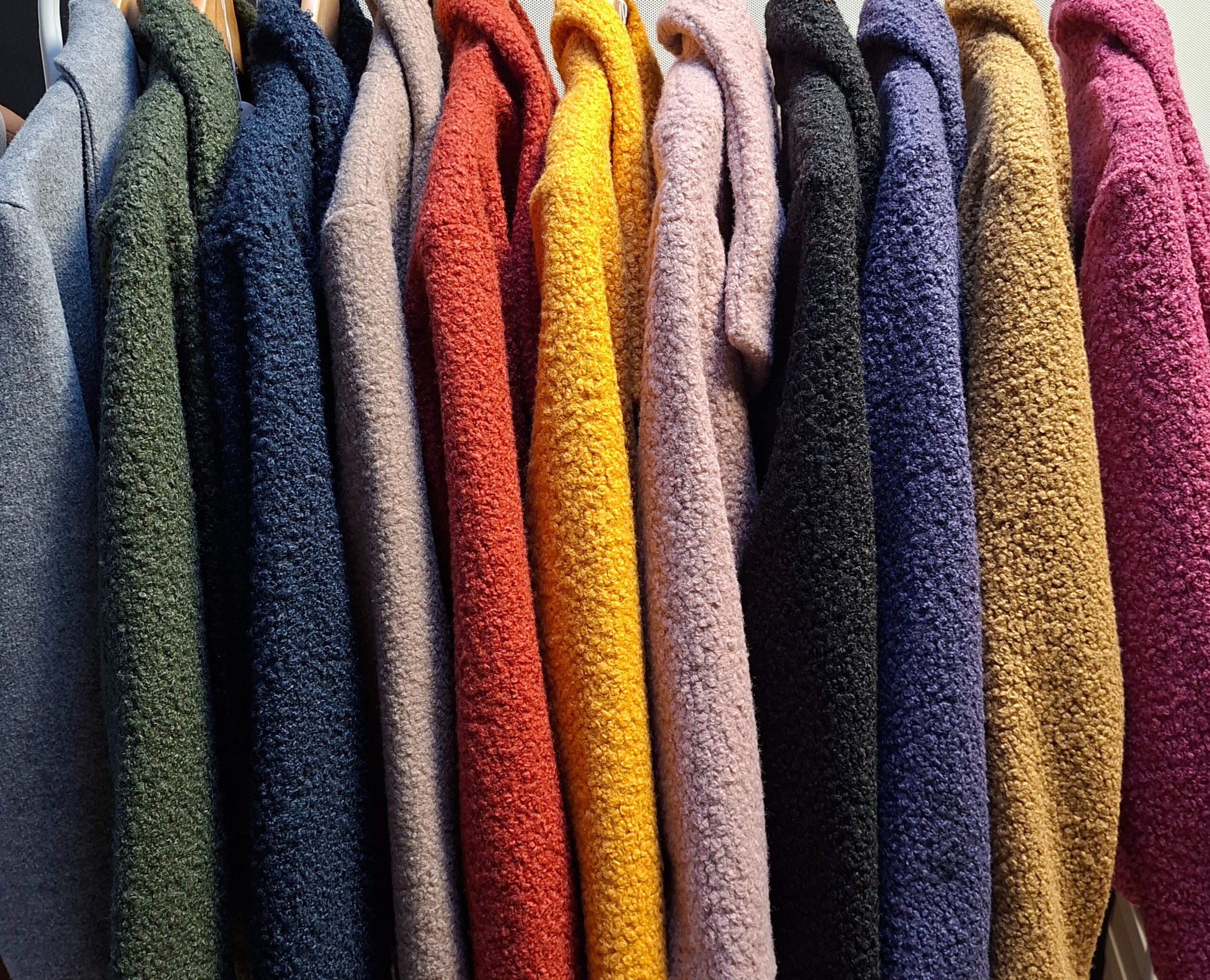 Veste en lainage bouclette Lady Maria