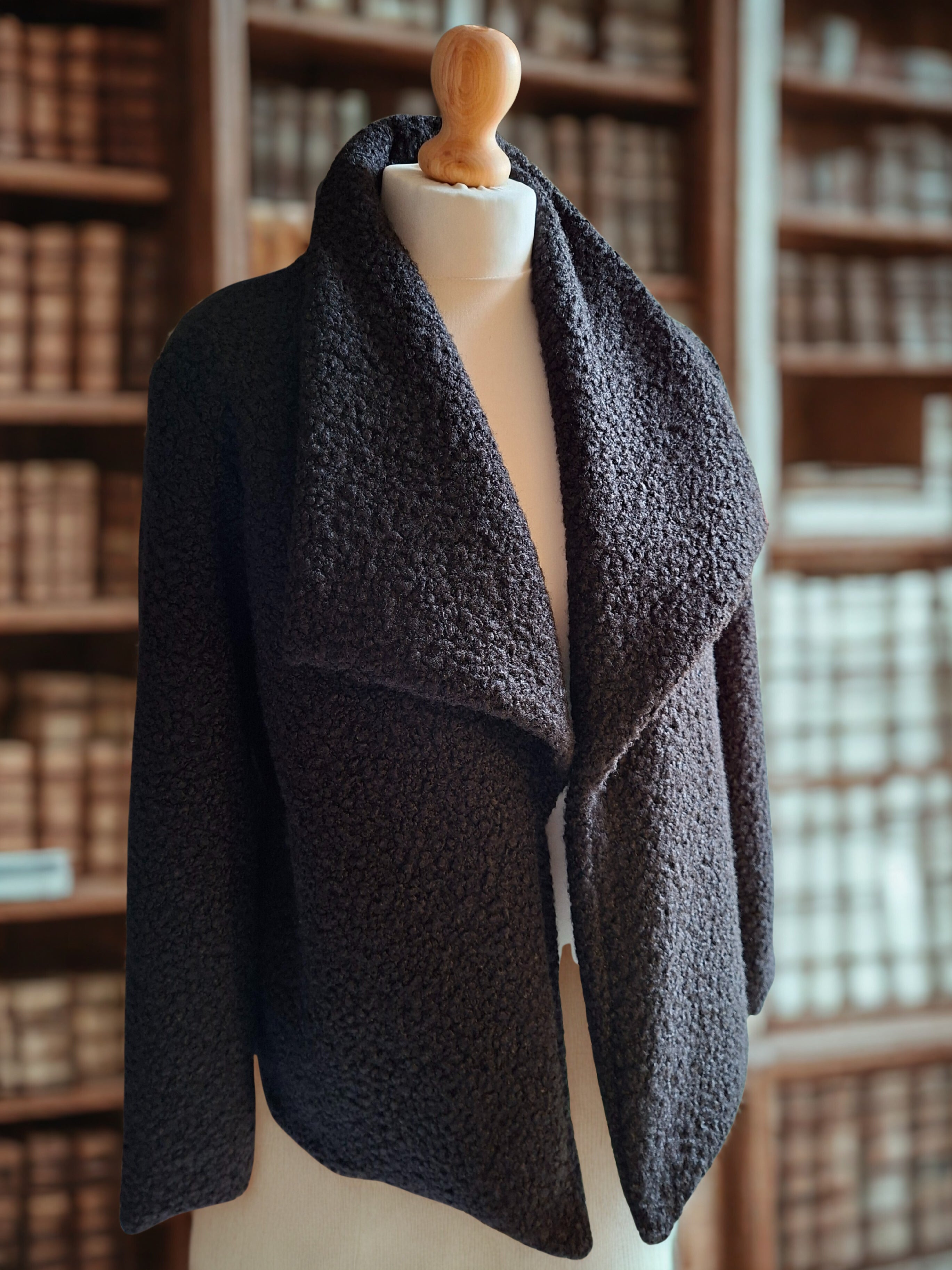 Veste en lainage bouclette Lady Véro