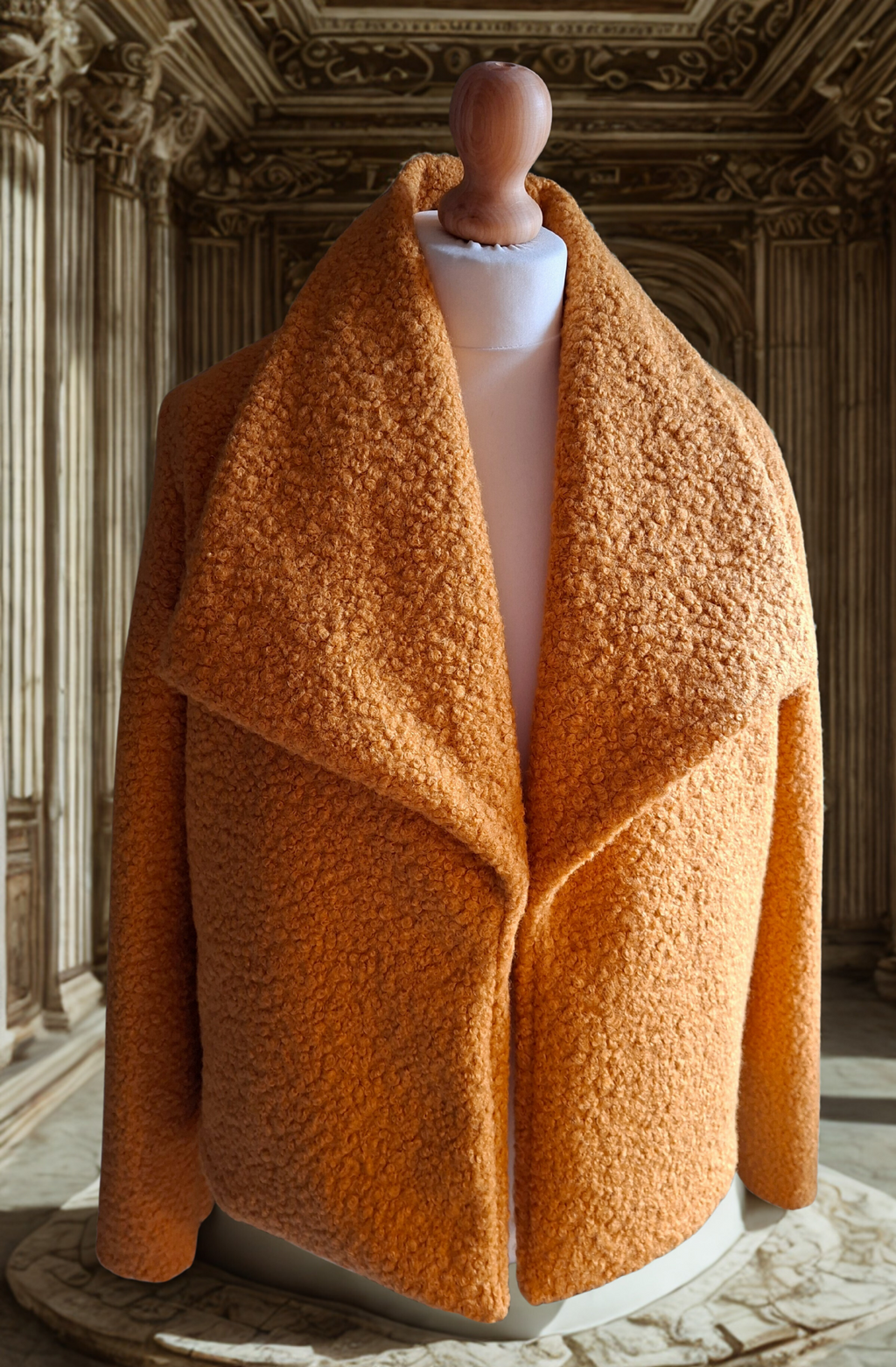 Veste en lainage bouclette Lady Christine