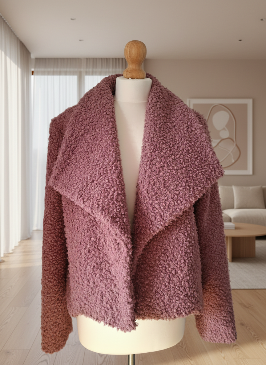 Veste en lainage bouclette Lady Barbara